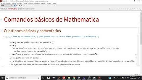 0 Comandos Basicos de Mathematica