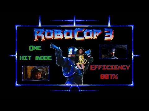 RoboCop 3 (Nes) /No Damage/ Efficiency 001%/ All secret.  Робокоп 3/ Без урона/ 001%/ Все секреты.