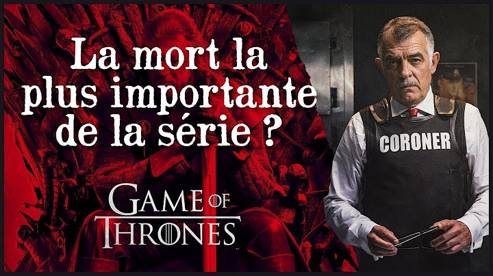 La VÉRITABLE raison de la mort de NED STARK !