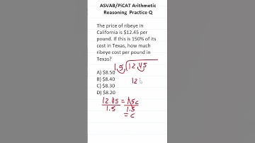 ASVAB/PiCAT Math Knowledge Practice Test Q: Translating Statements into an Equation #acetheasvab