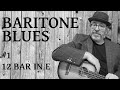 Baritone Blues Ukulele #1 12 Bar in E