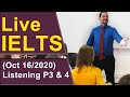 IELTS Live - Listening Section P3 and 4 – More for Band 9