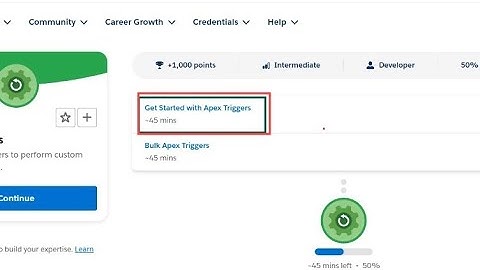 Get Started With Apex Trigger | Apex Trigger | Trailhead | Salesforce