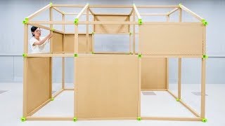 ダンボールキットで家の中に秘密基地も！／空間を自由に作り出す建築的雑貨「カカポ-cacapo-」新発売