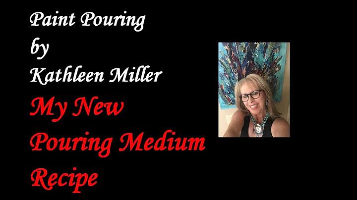 #716 Here It Is!  My Alternative Pouring Medium - ...