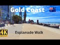 Esplanade beach walk  surfers paradise gold coast  australia
