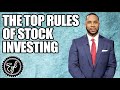 THE TOP RULES OF STOCK INVESTING