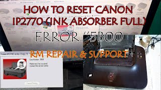 How To Clean Canon Pixema Ink Absorbers (MG2120)