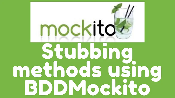 Mockito 3 - Stubbing method using BDDMockito