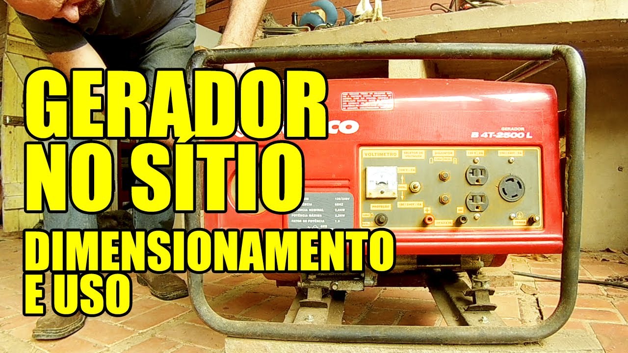 Como ESCOLHER um GERADOR de ENERGIA ELÉTRICA YouTube Como ESCOLHER um GERADOR de ENERGIA ELÉTRICA YouTube
