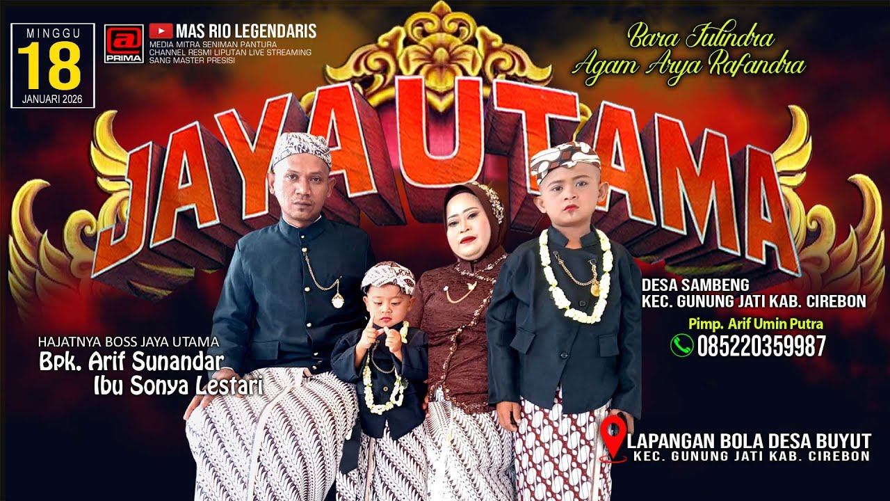 LIVE SIANG HAJATNYA BOS JAYA UTAMA // DESA BUYUT KEC. GUNUNG JATI KAB. CIREBON