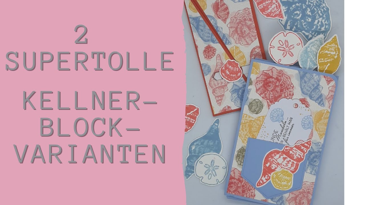 Kellnerblock / Notizblock gestalten - zwei tolle Varianten