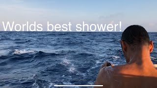 Worlds Best Shower!  Sailing from Lombok to Singapore PT2