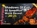 Shadows Of Evil Easter Egg Speedrun World Record Solo 20:21 new strats 4k