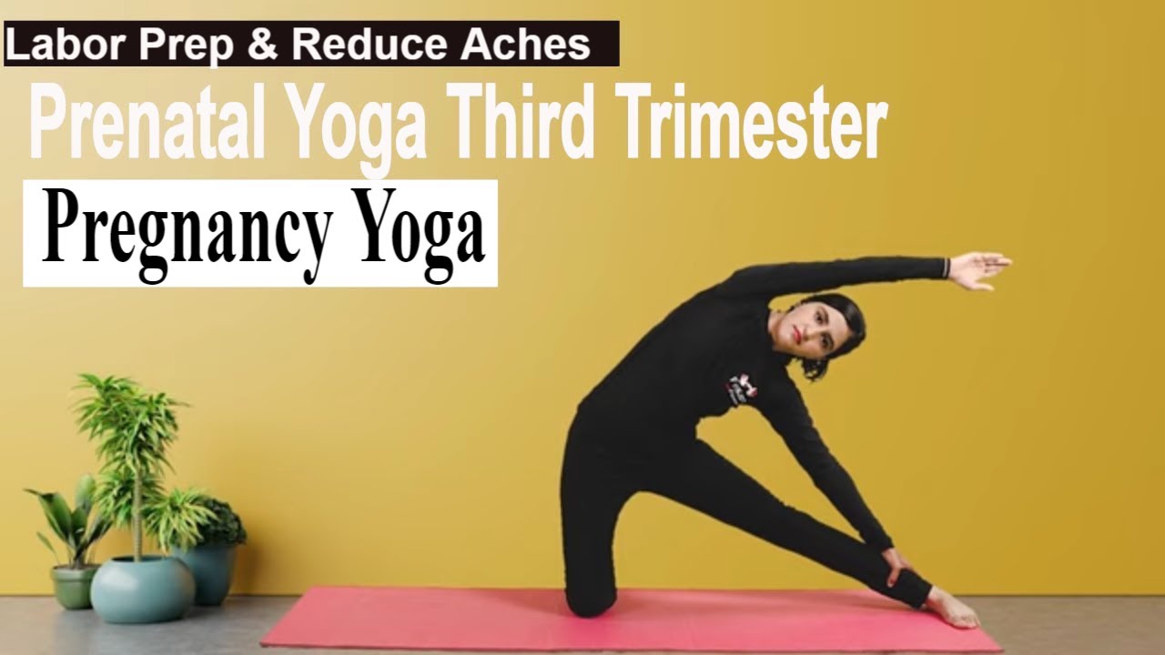 Pregnancy Yoga & Exercise Third Trimester - Full Body Pregnancy Pilates ...