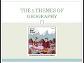 Applying the Five Themes of Geography