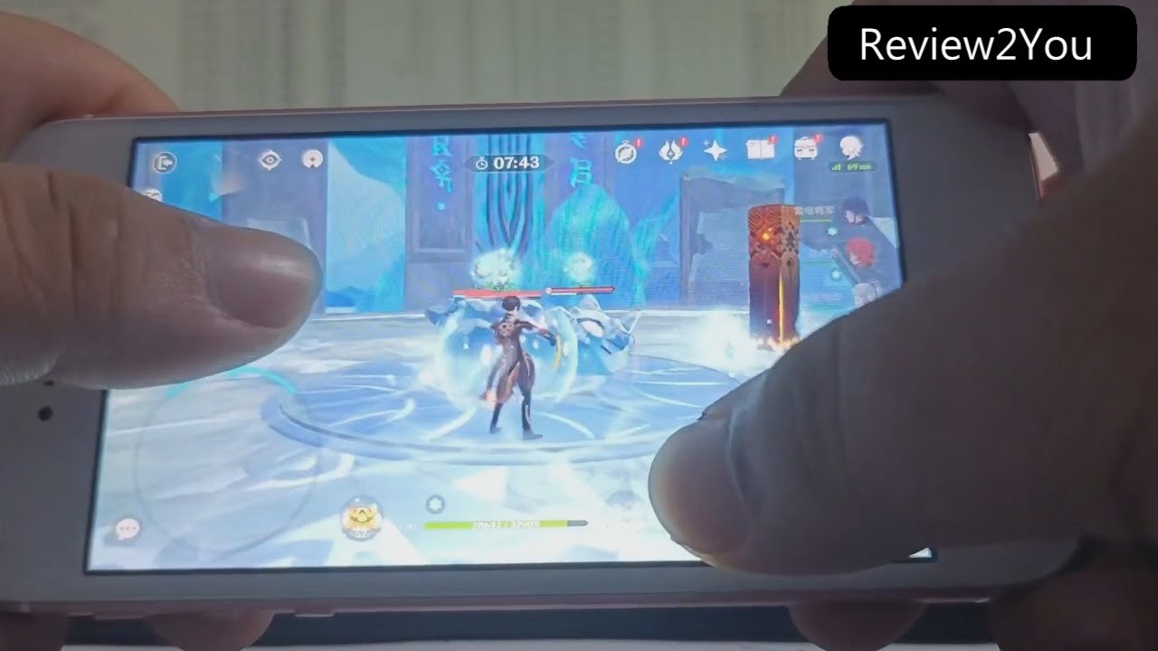 Original iPhone SE 2016 Genshin Impact Gameplay