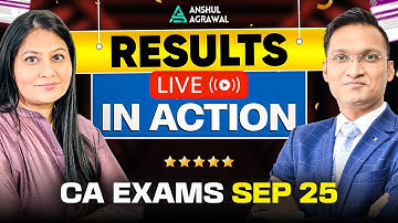 CA Foundation & CA Intermediate Result LIVE in Action for Sept 2025 Exams