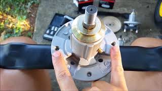 John Deere L118, L110, etc. Spindle Replacement
