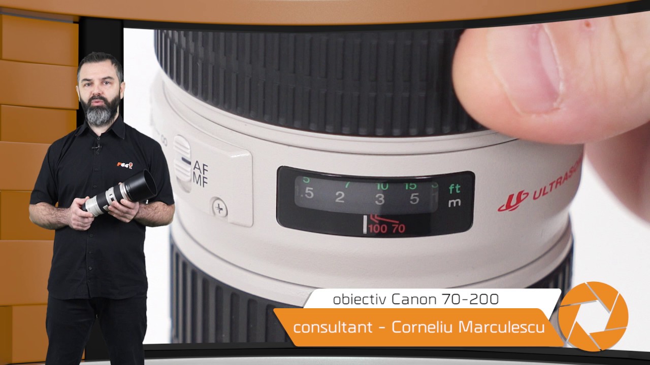 Canon EF 70-200mm Obiectiv Foto DSLR F4 L USM - F64.ro - F64.ro