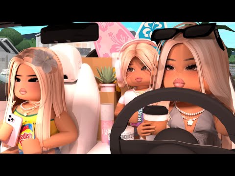 Moving into our 3 MILION DOLLAR MANSION! *NEW SERIES!?* VOICED Roblox Bloxburg Roleplay