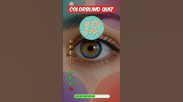 Can You See These Numbers? #ColorBlindTest #VisionChallenge #EyeTest