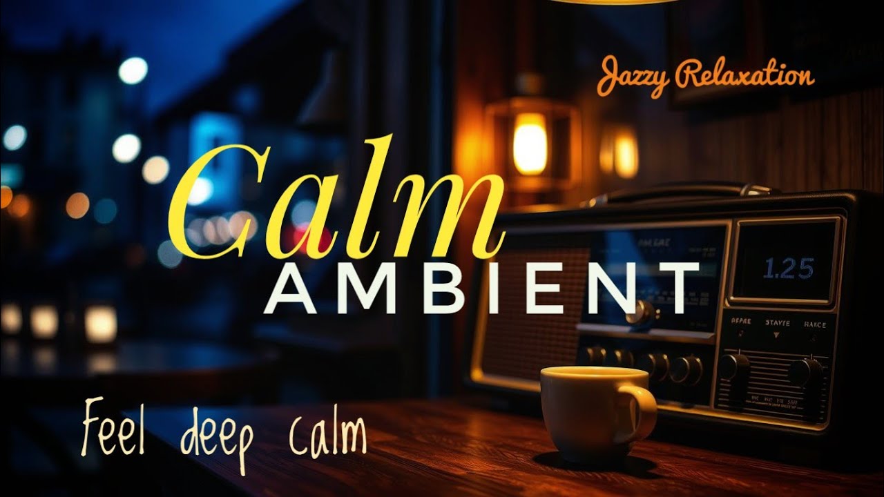 🔴 LIVE Cozy Ambient Jazz Lounge 🎷 Warm Music for Deep Calm