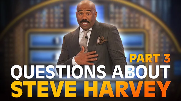 Funny Family Feud questions about STEVE HARVEY! | Family Feud | PART 3