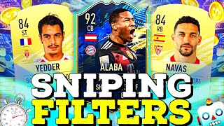 NO WAY! 20K+ EVERY 10 MINUTES!!! INSANE SNIPING/ MASS BIDDING FILTERS DURING TOTS ON FIFA 21! ?