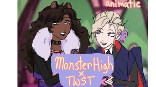 Twisted Wonderland x Monster High crossover animatic