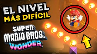 El NIVEL MÁS DIFÍCIL de SUPER MARIO WONDER 🏆 [NO HIT + NO DAMAGE] Nintendo Switch