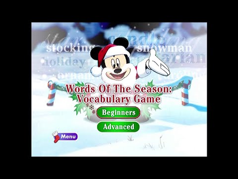 Disney’s Very Merry Christmas Sing Along Songs - Set Top Game - Words of the Season: Vocabulary Game