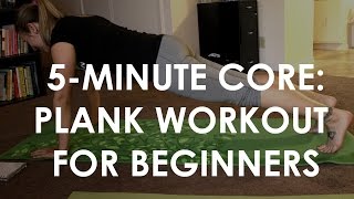 5-MINUTE CORE: Plank workout for beginners! screenshot 2