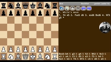 Bird From Gambit Lasker Variation ECO A02