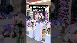 Yangicha tumbalarni olib yurish usuli - цветочные стойки лайфхак - #Wedding decorations