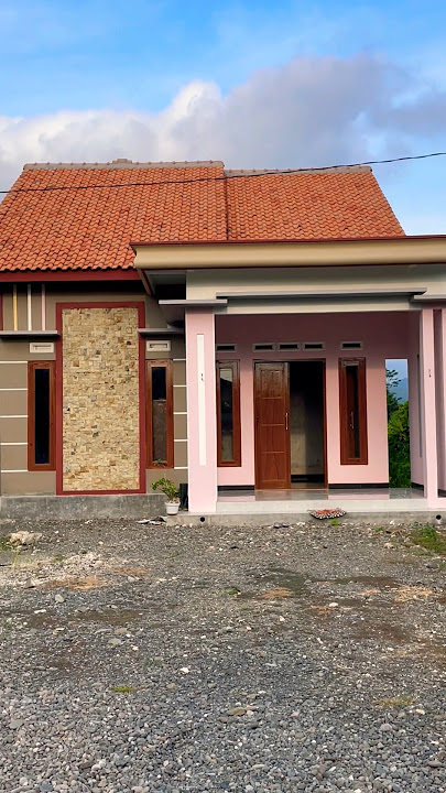 Desain rumah minimalis di kampung #rumah #desainminimalis #model