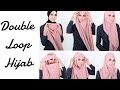 #scarf Very Easy Double Loop Hijab | Hijab Cutting And Stitching | Instant Hijab | Heena's passion