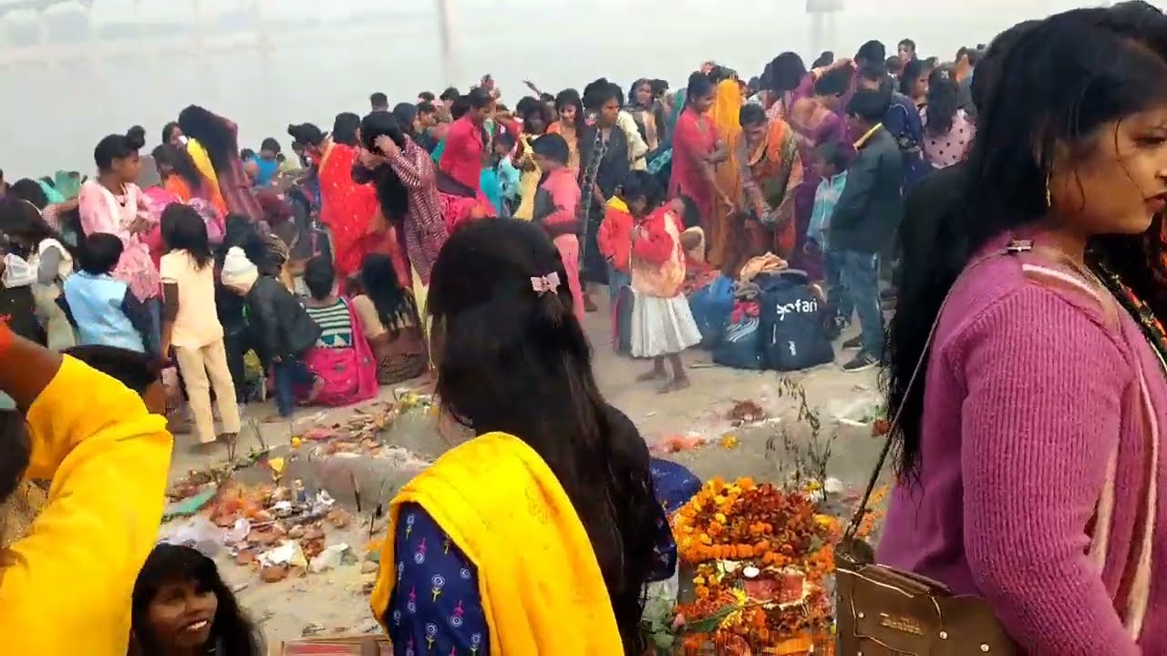 Ganga Snan Today New Video 2023 | Ganga Snan | Ganga Nahan | Kartik Purnima Snan