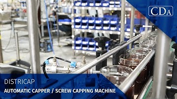 Districap | Automatic Capper / Screw Capping Machine | CDA
