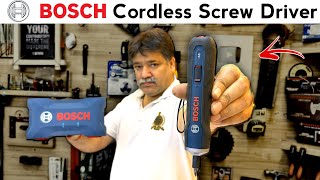 Bosch GO 2 Professional - Cordless Screwdriver मिस्त्री के बड़े काम का है यह Tool -Unboxing In Hind