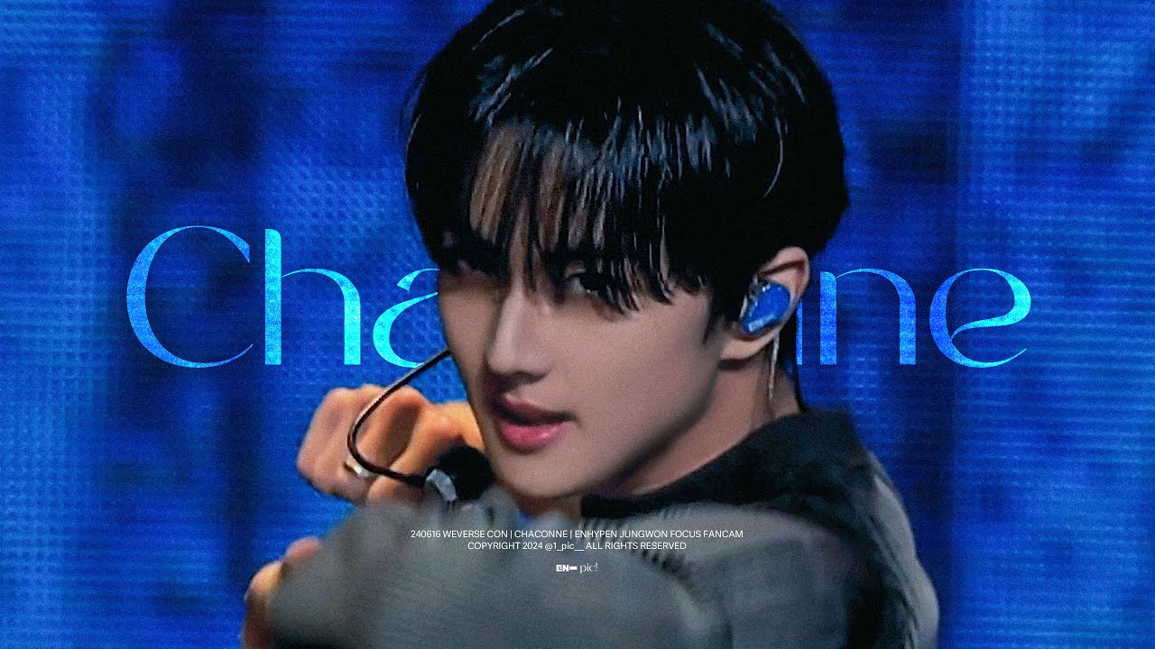 [4K] 240616 WEVERSE CON ENHYPEN JUNGWON FANCAM | 엔하이픈 정원 직캠 | 'Chaconne'