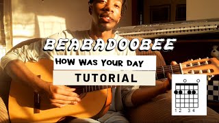 Beabadoobee - How Was Your Day Guitar tutorial