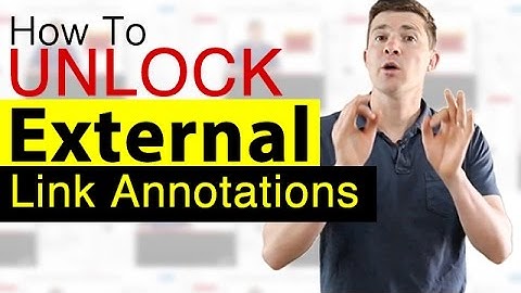 How To Get External Link Annotations and Associated Website