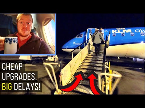 Flying KLM from Teesside Airport (UK's LEAST USED int'l airport!)