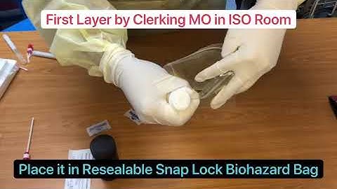 Covid 19 Sample Packaging