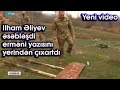 İLHAM ƏLİYEV ƏSƏBLƏŞDİ ERMƏNİ YAZISINI YERİNDƏN ÇIXARTDI ÜSTÜNƏ ÇIXDI