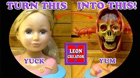Sculpting Tutorial - DOLLS HEAD - Ugly to Beautiful - Step-By-Step - with Leon Hills - LEON CREATOR