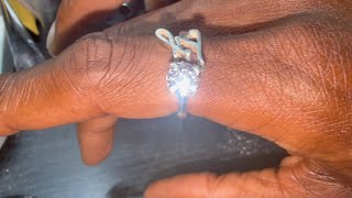 MY Craziest Shine test ever ✨ 1ct VVS2 CVD diamond 💎 (shine test @ end of vid) #discipline 