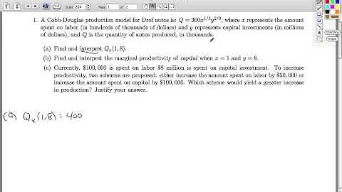Applied Calculus Checkpoint Quiz 09 Part 1 of 4
