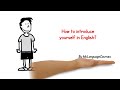 How to introduce yourself in English - part 1 - job interview, IELTS Speaking, business meeting